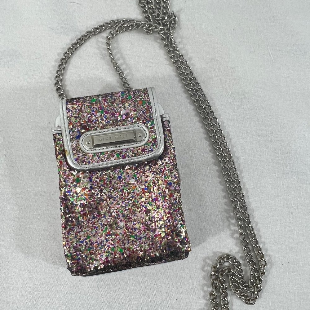 Small sparkly crossbody purse